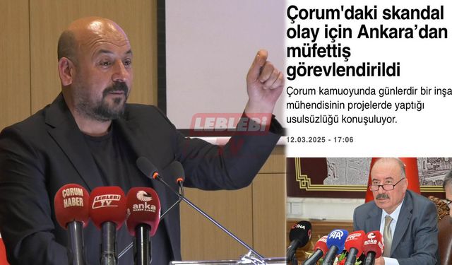 CHP’li Tuncay Yılmaz: “Vali, Belediye, Üniversite! Çorum Halkı Kime İnanacak?”