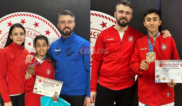 Çocuklar Karate Türkiye Yarışmasında Çorum’dan 2 Üçüncü