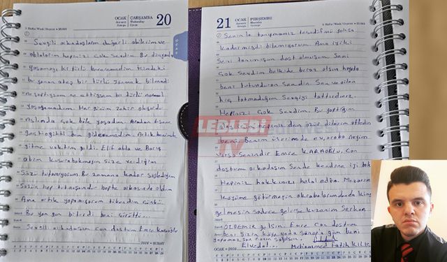 Canına Kıyan Gençten Yürek Burkan Veda Mektubu