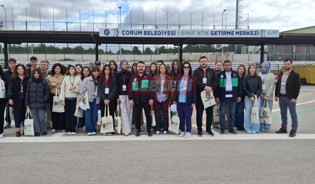 Erasmus Öğrencileri, Sıfır Atık Merkezini Ziyaret Etti