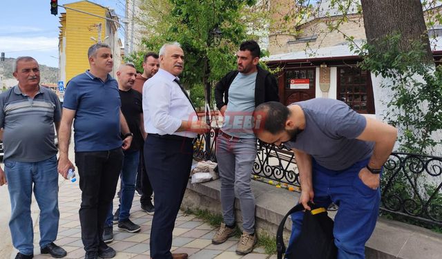 İskilip Belediye Başkanı Çizikci’den Sahadaki Personele Ziyaret