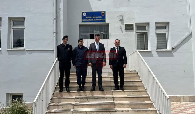 Kaymakam Köksal Karakaya Köyü ve Jandarma Karakolunu Ziyaret Etti