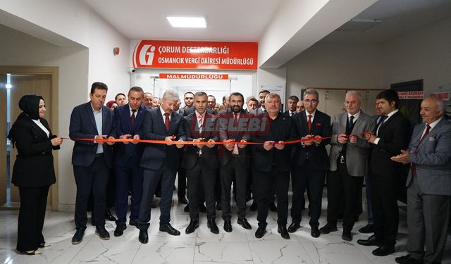 Osmancık’ın Yeni Vergi Dairesi Hizmete Girdi