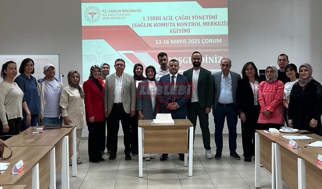 Sağlık Personeline Tıbbi Acil Çağrı Yönetimi Eğitimi Verildi