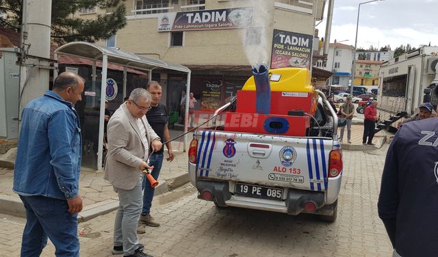 Bayat Belediyesine Yeni İlaçlama Makinesi