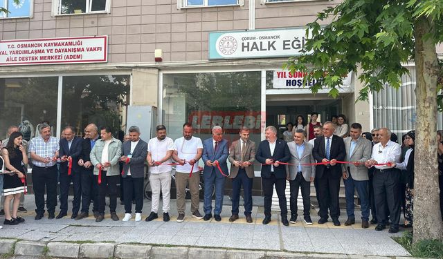 Osmancık Halk Eğitim Merkezi Sergi Açtı