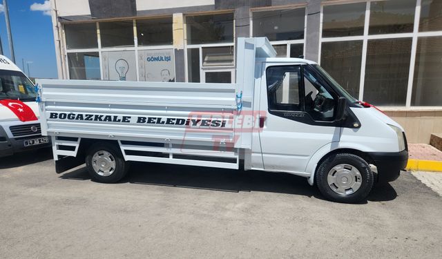 Boğazkale Belediyesine Yeni Araç ve Ekipman