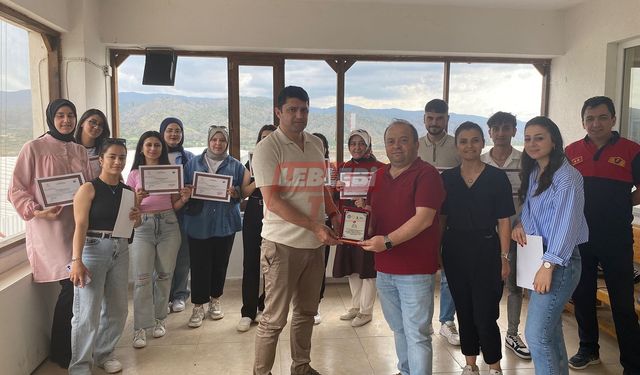 İş Sağlığı ve Güvenliği Eğitimini Tamamlayanlara Sertifikaları Verildi