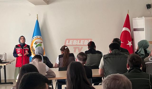 İskilip Orman İşletme Personeline Kadına Yönelik Şiddetle Mücadele Eğitimi Verildi