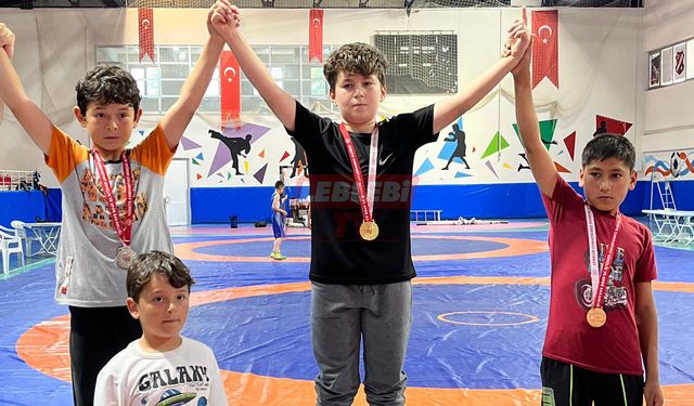 U11 Güreş İl Şampiyonası’nda İskilip Başarısı