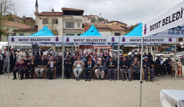 Bayat'ta Hacı Adayları Kutsal Topraklara Uğurlandı