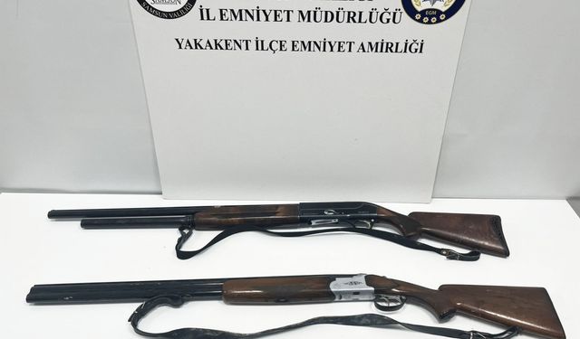 Ruhsatsız 2 Tüfek Ele Geçirildi