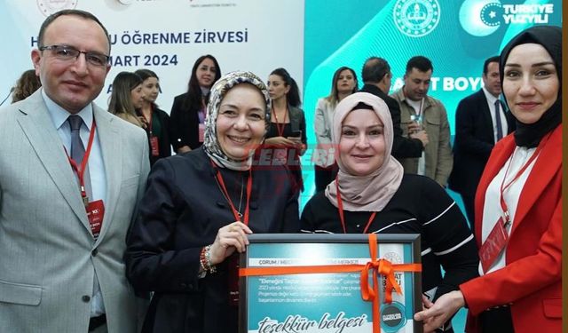 Doğal Taş İşleme Kursu’na İyi Uygulama Ödülü