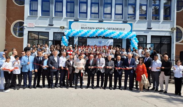 Mustafa Kemal Ortaokulu Öğrencilerinin Yıl Sonu Sergisine Yoğun İlgi
