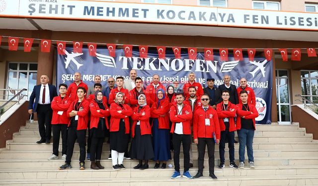 Alaca Şehit Mehmet Kocakaya Fen Lisesi’nden Teknoloji Festivali