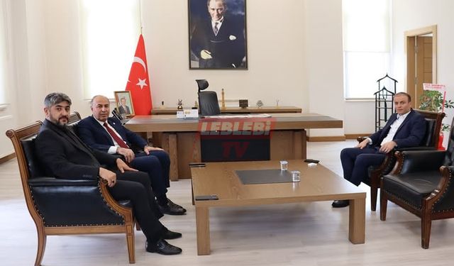 Başkan Arslan’dan, Kaymakam Dinçer’e Hayırlı Olsun Ziyareti