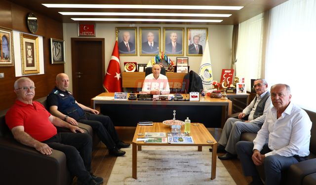 İller Bankası Bölge Müdürü Pergel Başkan Arslan’ı Ziyaret Etti