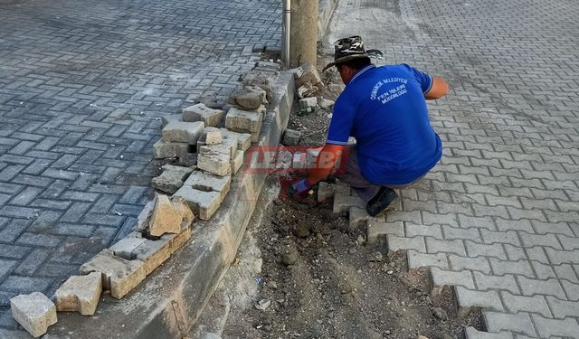 Osmancık Belediyesi Bozulan Yolları Tamir Ediyor