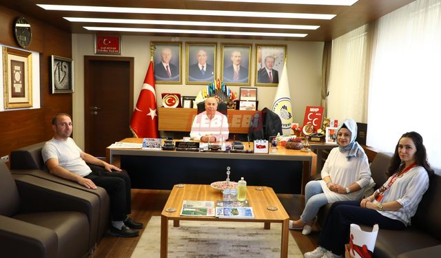 Kızılay Kan Merkezi’nden Başkan Arslan’a Ziyaret