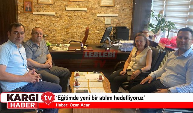Kargı’da Eğitimde Yeni Bir Atılım Hedefleniyor