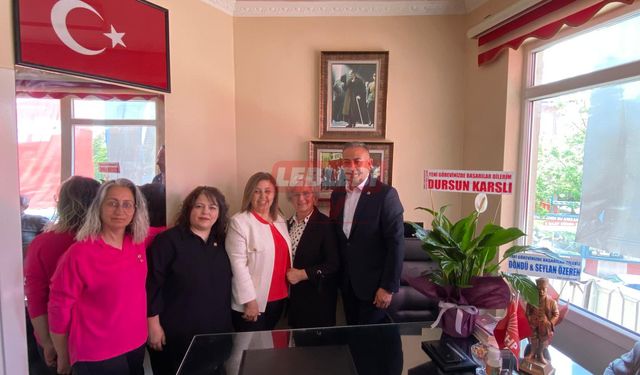 CHP'lİ Tahtasiz'dan Gülay Acılıoğlu'na Hayırlı Olsun Ziyareti