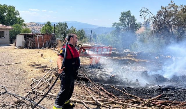 Osmancık ta Elektrik Trafosunda Yangın Çıktı