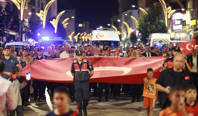 Alaca 15 Temmuz Şehitlerini Andı