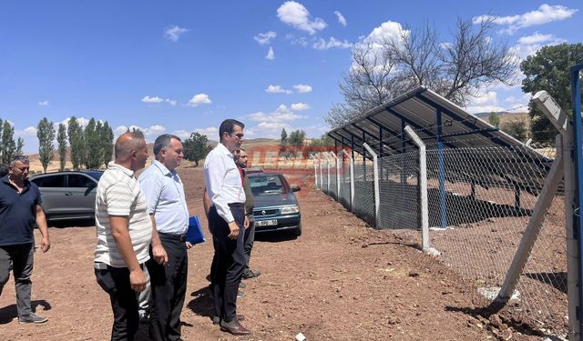 Sungurlu Kaymakamı Köksal, Köylerde Yürütülen Alt Yapı Projelerini İnceledi