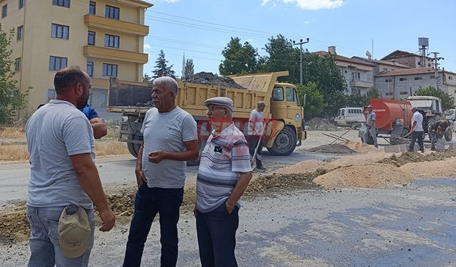 Mecitözü Yol Geçişinde Çalışmalar Sürüyor