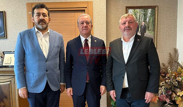 Başkan Gelgör, MHP Yerel Yönetimler Sorumlusu Sadir Durmaz’ı Ziyaret Etti