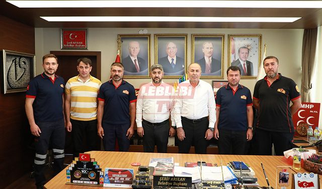Kahraman İtfaiyecilere Teşekkür Belgesi