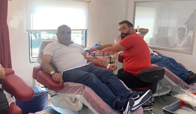 Kan Bağışı Etkinliğine İlk Destek Dodurga Belediye Başkanı Çetinkaya’dan Geldi