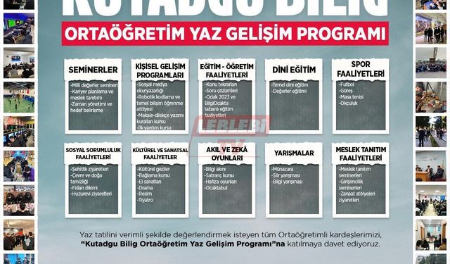 Alaca Ülkü Ocakları’ndan Öğrencilere “Kutadgu Bilig Ortaöğretim Yaz Gelişim Programı”