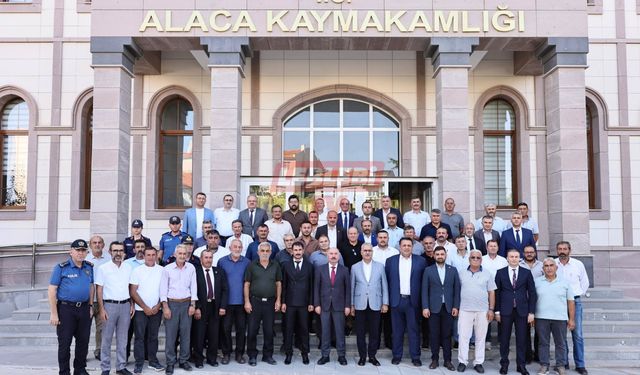 Alaca’nın Gelişimi Muhtarlar toplantısında İstişare Edildi