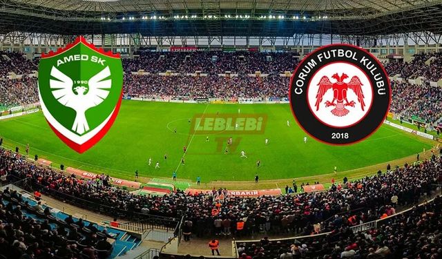 Çorum FK, Trendyol 1. Lig'de Yarın Amed Sportif Faaliyetler'i Konuk Edecek