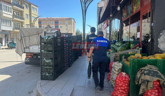 Zabıta Alaca’da Halkın Sağlığı İçin Devrede
