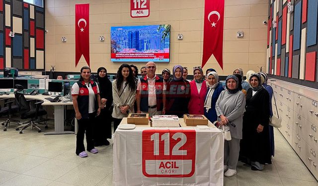 Aile Destek Merkezi’nden 112’ye Ziyaret