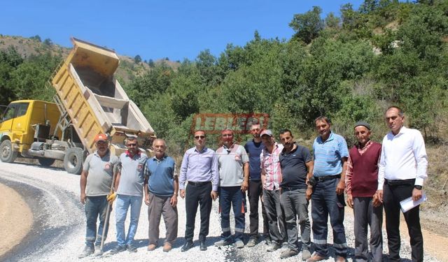 Kaymakam Polat, Yol Yapım Çalışmalarını Yerinde İnceledi