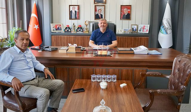 Başkan Gelgör, Bilecek Yenipazar Belediye Başkanı İlhan Özden’i Kabul Etti
