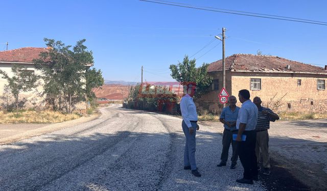 Kaymakam Köksal, Tamamlanan Yol Yapım Çalışmalarını Yerinde İnceledi