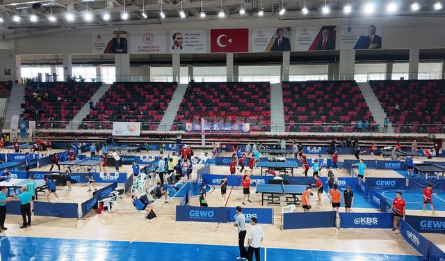 Çorum’da Masa Tenisi Şöleni Başladı