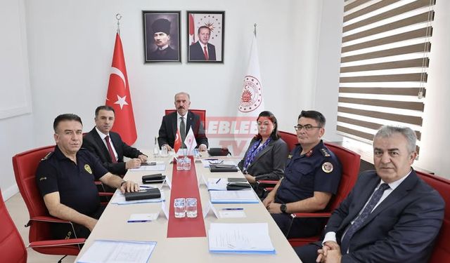 Çorum’daki Asayiş Konuları Değerlendirildi