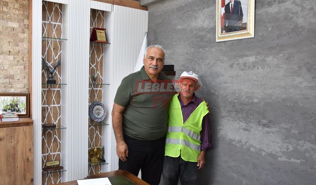 Özverili Belediye Çalışanı Ödüllendirildi