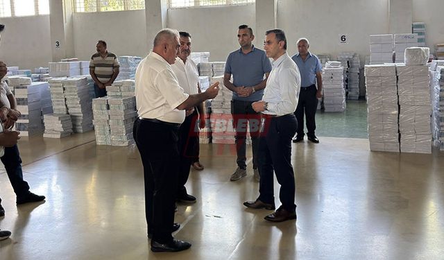 Kaymakam Duman, Ücretsiz Ders Kitabı Dağıtım Sürecini İnceledi