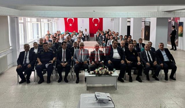 Boğazkale’de Muhtarlar İstişare Toplantısı Gerçekleştirildi
