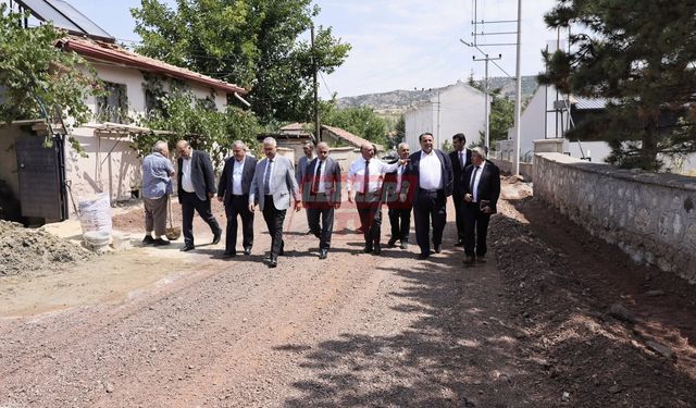 Vali Çalgan, Boğazkale Yol Çalışmalarını Yerinde İnceledi