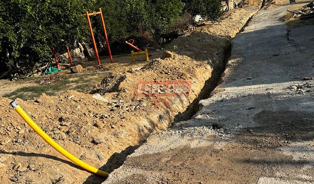 İlçede Doğalgaz Çalışmaları Başladı