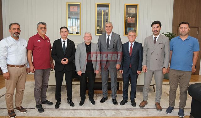 Görme Engelliler Federasyonundan Başkan Aşgın’a Ziyaret