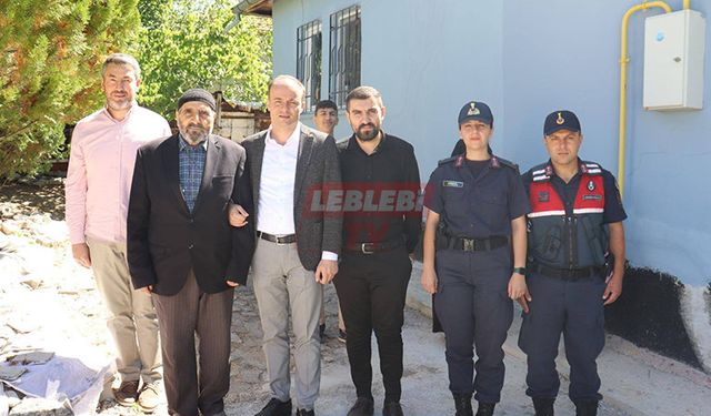 Kaymakam Dinçer Şehit Ailesini Ziyaret Etti