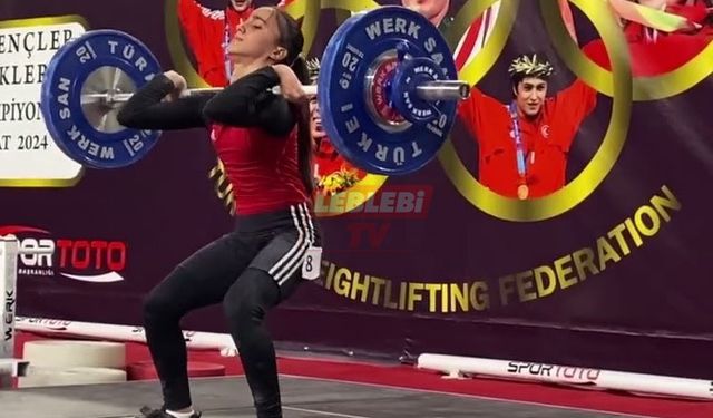 Çorumlu Halterci Avrupa İkincisi Oldu